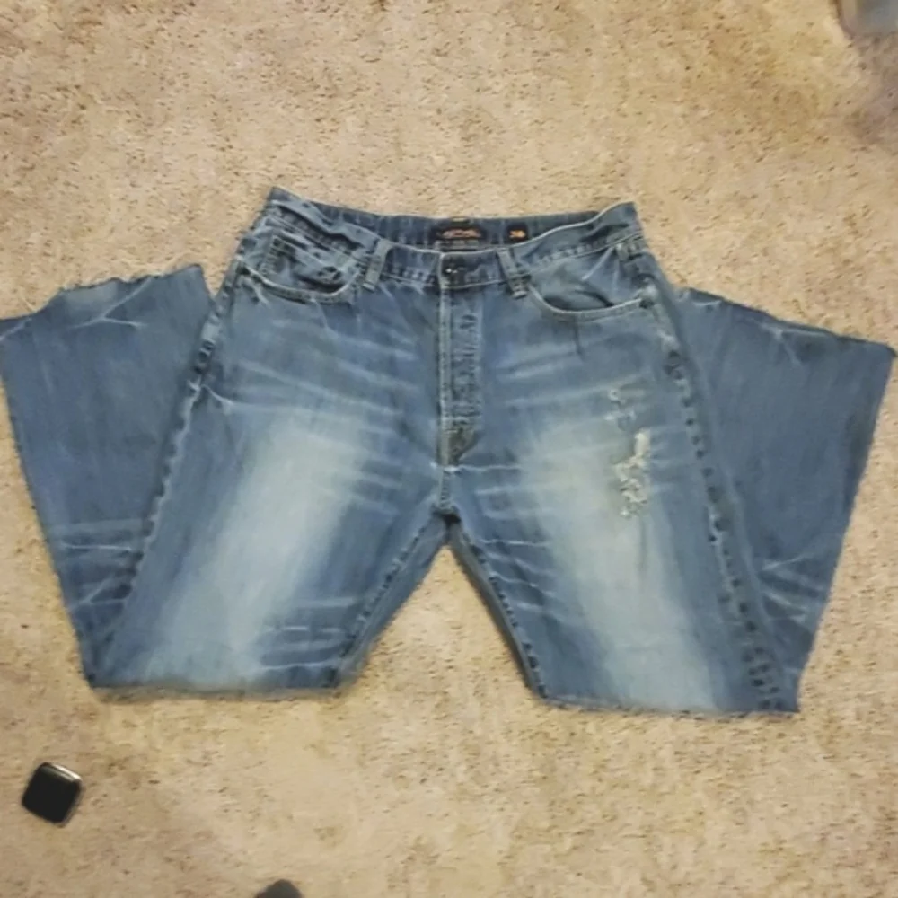 Ed Hardy BUTTON FLY Men's Jean's size 36 x 29.5